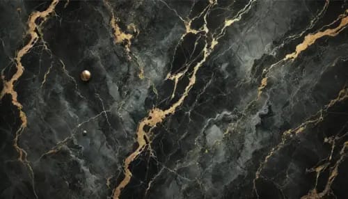 Elegant Dark Mode Wallpaper with Intricate Geometric Patterns