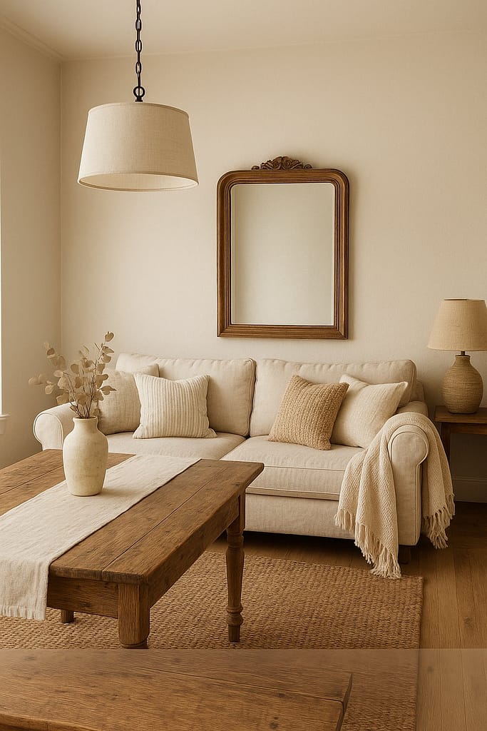 neutral color farmhouse