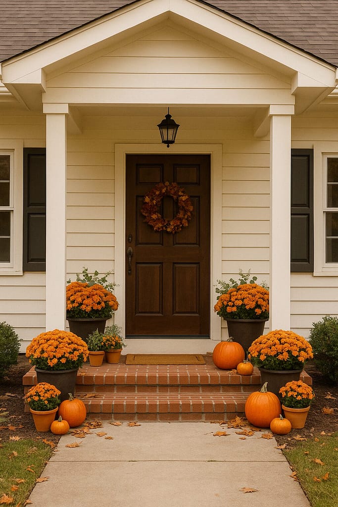 front porch flowers