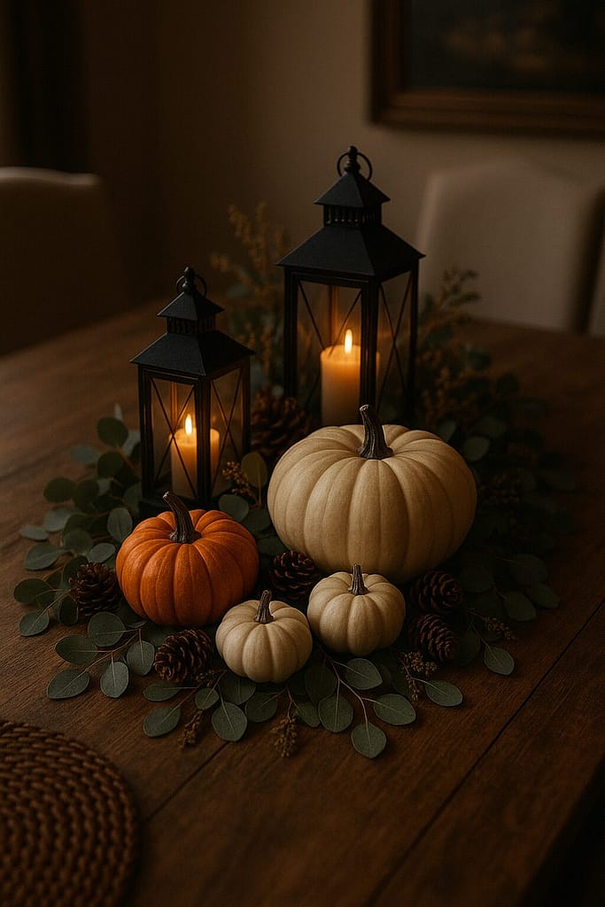 table decor autum