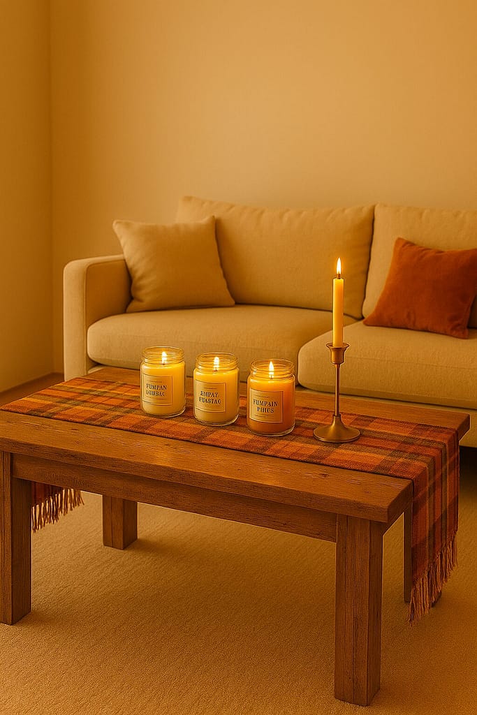 candles living room